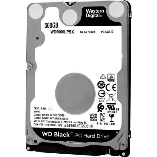 Imagen 2 de Disco Duro Usado Western Digital Black 500GB 2.5" 7mm 7200 RPM SATA III 6GB/S 64MB