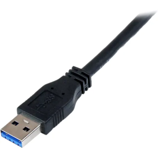 Imagen 1 de Cable USB 3.0 Tipo-A a Micro USB Tipo-B M/M 1mt Certificado SS Negro - StarTech