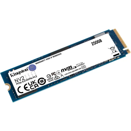 Imagen 1 de Unidad SSD Kingston NV2 250GB M.2 22*80 PCIe 4.0 x4 Lec 3000MB/s Esc 1300MB/s