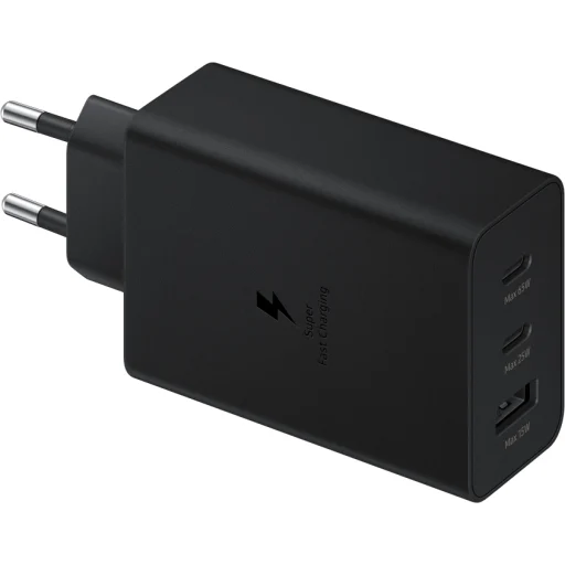 Imagen 0 de Adaptador de Carga Trio Samsung TA6530, 65W 2*USB-C + 1*USB-A Negro