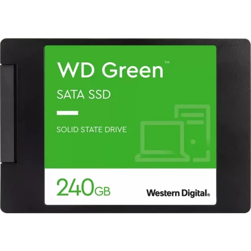 Unidad SSD Western Digital Green 240GB 2.5"" 7mm  SATA 3 6Gb/s 3D Lec545MB/s