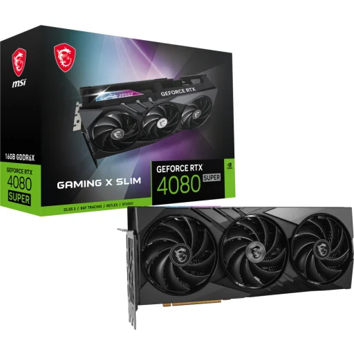 Imagen 1 de Tarjeta de Video GF RTX 4080 SUPER 16G GAMING X SLIM 16GB GDDR6X 2*DP 2*HDMI