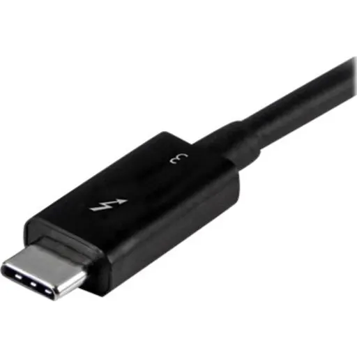 Cable Thunderbolt 3 USB-C M/M 40Gbps 0.5mts Color Negro - StarTech