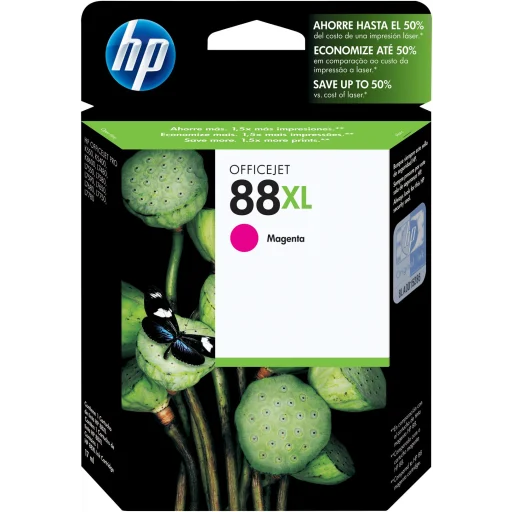 Imagen 1 de Cartridge HP 88XL Magenta para HP Officejet Pro K550 K550dtn K550dtwn, 1980 Pági