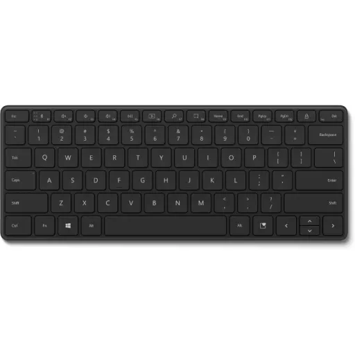 Imagen 0 de Teclado Inalámbrico Microsoft Compacto Bluetooth 5.0 2.4Ghz Español Color negro