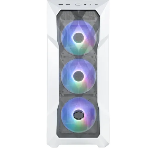 Imagen 0 de Gabinete Gamer CoolerMaster TD500 MESH V2, RGB Vidrio Temp. USB-C 2*USB3.2 Blanc