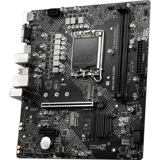 Imagen 2 de Tarjeta Madre MSI PRO H610M-G DDR4 LGA1700 12°G 2*DDR4 M.2 DP HDMI VGA PS2 mATX