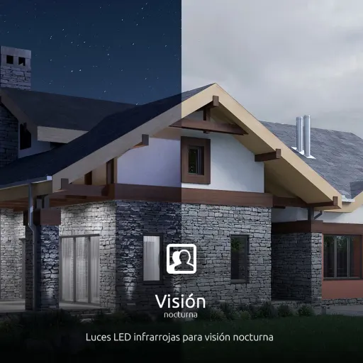 Imagen 3 de Cámara de Videovigilancia Nexxt p/exterior e interior c/batería Visión Nocturna