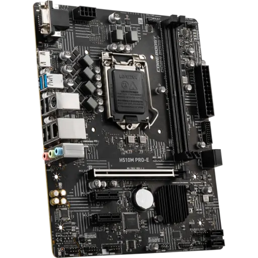 Imagen 1 de Tarjeta Madre MSI H510M PRO-E LGA1200 11°G 2*DDR4 HDMI VGA USB3.0 PS2 mATX