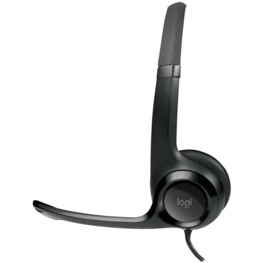 Imagen 4 de Cintillo Multimedia Logitech H390 ClearChat Comfort Alámbrico USB Color Negro