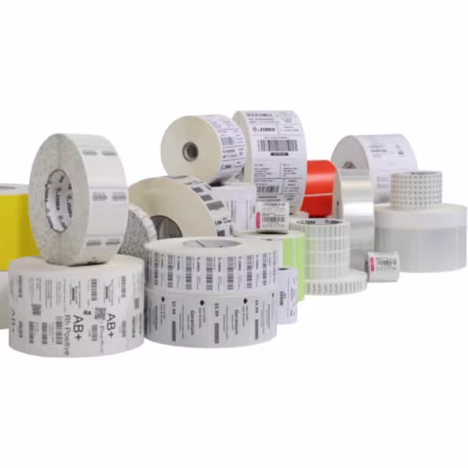 Imagen 1 de Cinta Transferencia Térmica Zebra RIBBON 110mm 1600 450m ECONOMY WAX