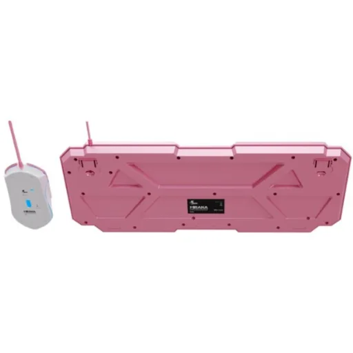 Imagen 2 de Kit Teclado Mouse Gamer Alámbrico XTech XTK-540S, USB Español Color ROSADO