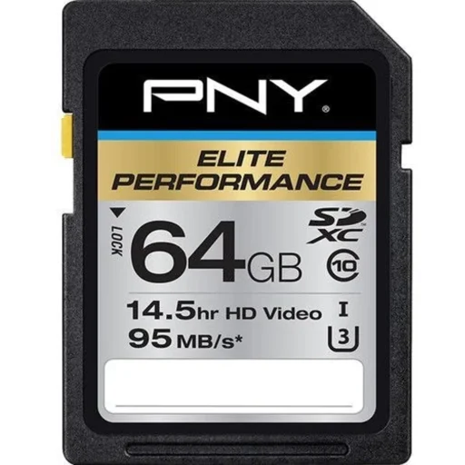 Imagen 0 de PNY Elite Performance SDXC 64 GB UHS-I (Speed Class 3) (P-SDX64U395-GE)