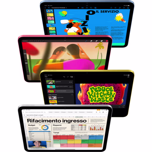 Imagen 2 de Apple iPad 10.9 2022 (Wi-Fi / 64 GB / Blue) [MPQ13CI/A]
