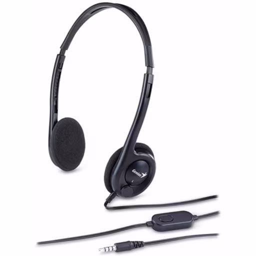 Imagen 0 de Audífonos Genius con Manos Libres HS-M200C Conector 3.5 mm Color Negro 