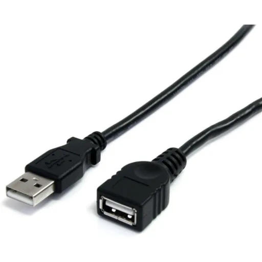 Cable Extensión USB 2.0 Tipo-A M/H 1.8mts 24/28 AWG