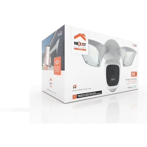 Imagen 0 de Cámara Inteligente Nexxt NHC-F610, Outdoor 1080p WiFi, Detecc. Movimiento Blanco