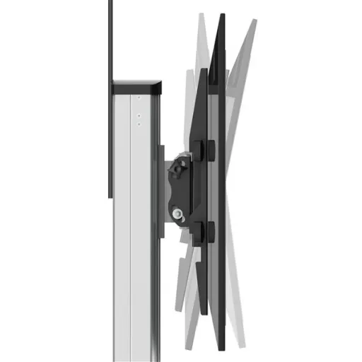 Imagen 6 de Soporte Pedestal para TV 32" a 75" hasta 40kg VESA 600*400 Color Negro y Plata