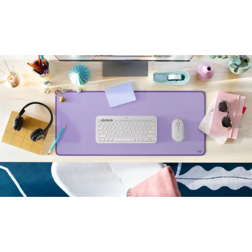 Imagen 6 de Mose Pad Logitech Desk Mat Studio, 70*30cm 2mm Color Rosa