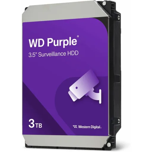 Imagen 1 de Disco Duro Western Digital Purple 4TB 3.5" 5400RPM SATA III 6Gb/s 256MB p/DVR 