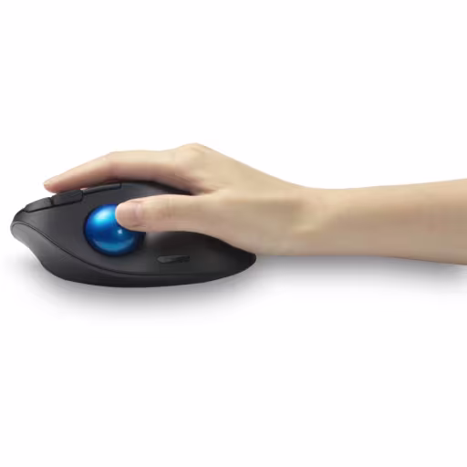 Imagen 2 de Mouse Kengsington Trackball Pro Fit Ergo TB450 Conexión Inalámbrica Color Negro