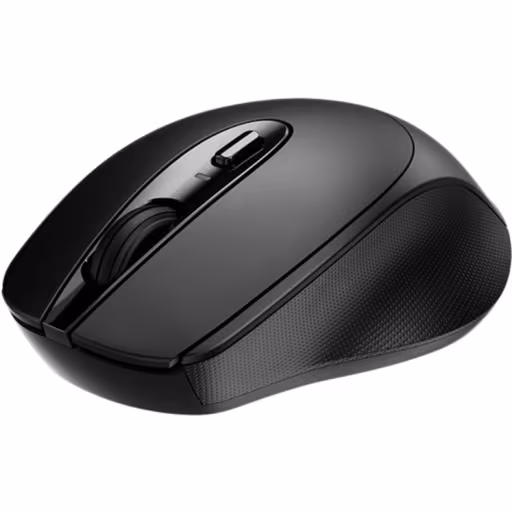 Mouse Inalámbrico KlipX KMW-410BK, Óptico 800dpi 4 Botones 2.4 GHz Negro