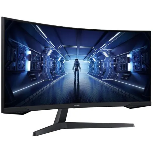Imagen 1 de Monitor Gamer Curvo Samsung Odyssey G5 34" VA 3440*1440 HDMI DP 1ms 165Hz