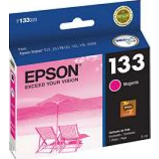 Imagen 1 de Cartridge de Tinta Epson 133 Magenta Stylus TX420W TX320 TX235W TX135 TX125, 5ml