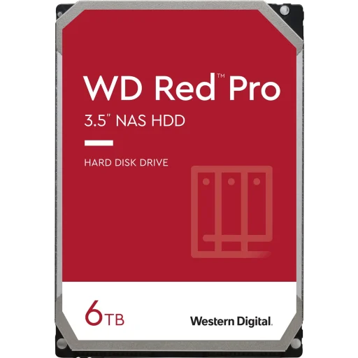 Imagen 0 de Disco Duro Western Digital Red Pro 6TB 3.5" 7200RPM SATA 6Gb/s 256MB p/NAS