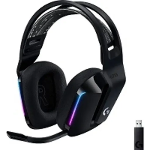 image of a Audífonos Gamer Inalámbricos Logitech G733 LIGHTSPEED RGB 7.1 c/Mic USB2.0 Negro