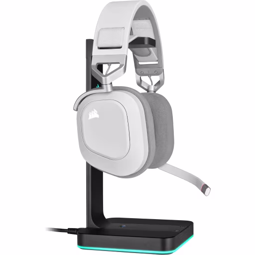 Imagen 1 de CORSAIR Gaming HS80 RGB - Auricular - tamano completo - 2,4 GHz - inalambrico - 