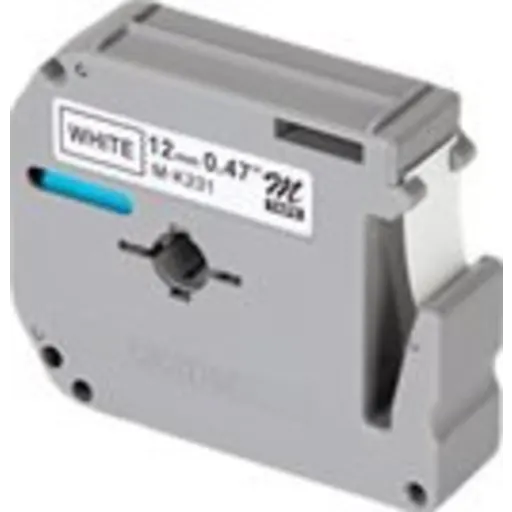 Imagen 3 de Cinta Rotuladora Brother M-231Negro sobre Blanco 12mm 8mts PT-90/100/110 PT70/80