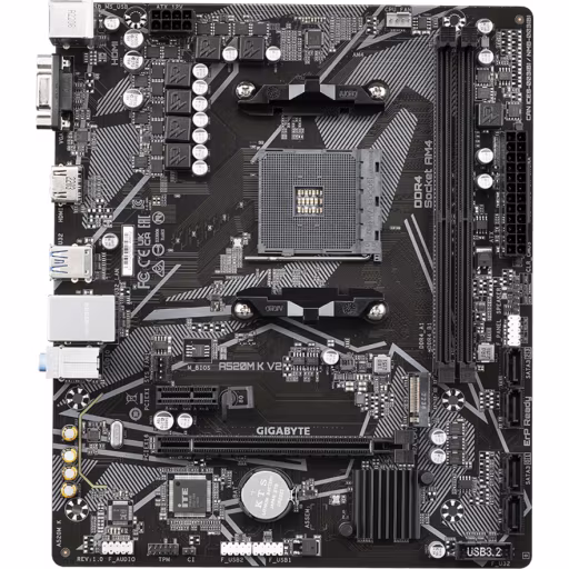 Imagen 1 de Tarjeta Madre Gigabyte A520M K V2 AMD AM4 2*DDR4 M.2 HDMI VGA USB3.2 PS/2