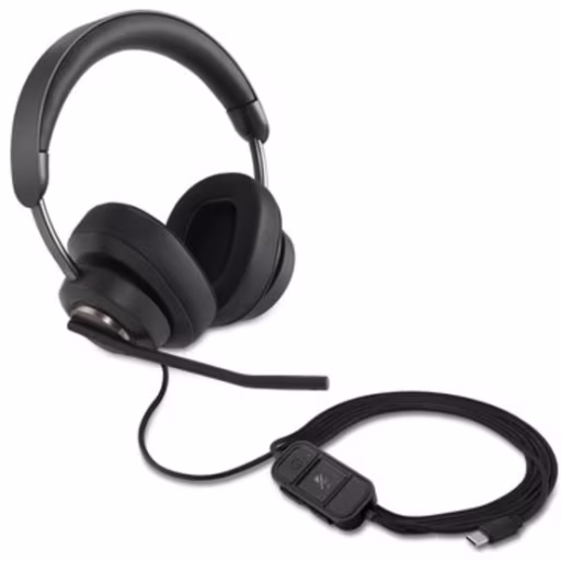 Imagen 1 de Audifono Alámbricos Kensington PRO H2000, Over Ear CAble 1.8mts USB-C Negro