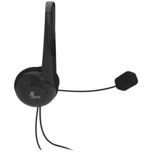 Imagen 4 de Cintillo para videoconferencias Xtech XTH-230 c/mic Cable 1.5m Jack 3.5mm Negro