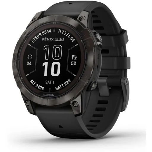Imagen 0 de Garmin Fenix 7 Pro Sapphire Solar Edition - Carbon Titanium / Black [010-02777-10]