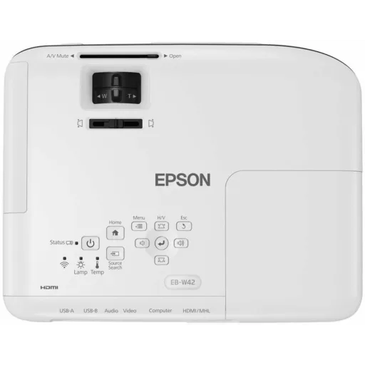 Imagen 5 de Proyector Portátil Epson PowerLite W52+ 4000 LEMENES 1280x800 HDMI VGA RCA USB