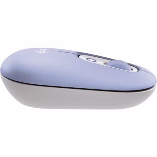 Imagen 4 de Kit Teclado y Mouse Logitech Pop Icon Conectividad Inalámbrica BT Lila/Blanco