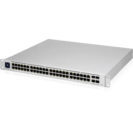 Imagen 2 de Switch Ubiquiti Layer 3 48*GE PoE(40*PoE+ y 8*PoE++) 600W 4*SFP Montaje en Rack