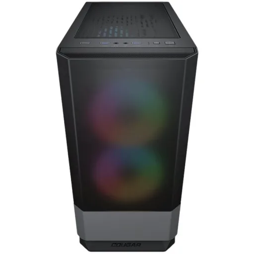 Imagen 3 de Gabinete Gamer Cougar MG140 RGB USB2.0/3.0 Vidrio templ Mid Torre IronGray