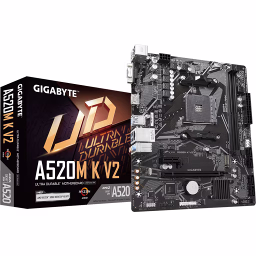 Imagen 0 de Tarjeta Madre Gigabyte A520M K V2 AMD AM4 2*DDR4 M.2 HDMI VGA USB3.2 PS/2