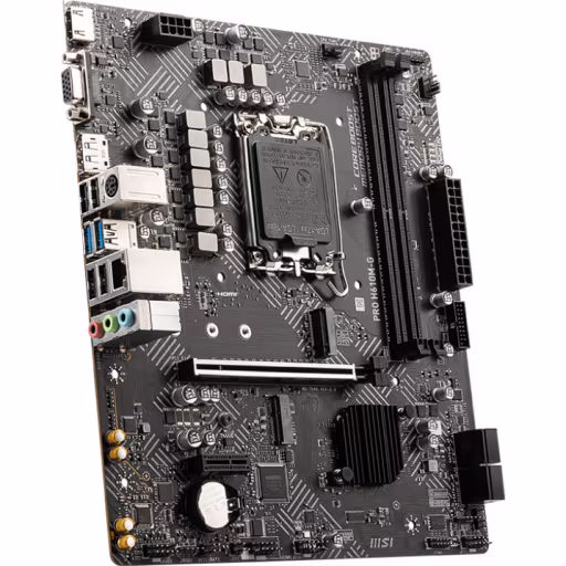 Imagen 3 de Tarjeta Madre MSI PRO H610M-G LGA1700 14°G DDR5 M.2 DP HDMI VGA PS/2USB3.2 mATX