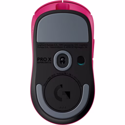 Imagen 3 de Mouse Inalámbrico Gamer Logitech Pro X SuperLigth 2C SenHero 2 LIGTHFORCE Rosado