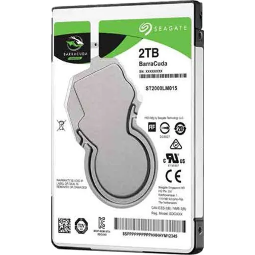 Imagen 3 de Disco Duro Seagate Barracuda 2TB 2.5" 7mm 5400 RPM SATA III 6GB/s 128MB
