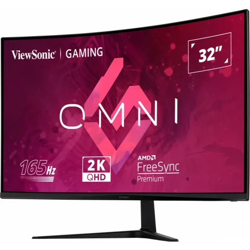 Imagen 2 de Monitor Gamer Curvo Viewsonic VX3218C-2K 32" QHD 2560*1440 VA DP 2*HDMI 165Hz