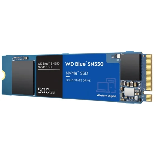 Imagen 1 de Unidad SSD Western Digital Blue 500GB M.2 22*80 PCIe NVMe Lec2400MBs Esc1750MBs