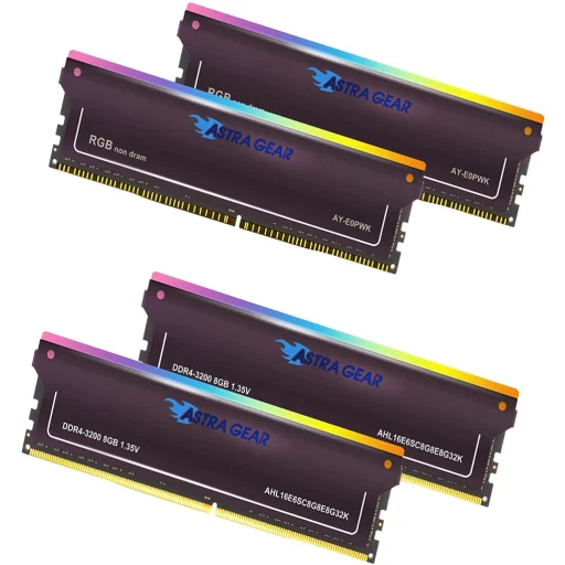Imagen 0 de Astra Gear RGB AHL16E6SC8G8E8G32KE (2 x 8GB | DIMM DDR4-3200)