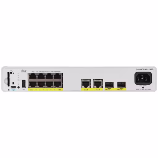 Imagen 0 de Switch Cisco Catalyst C9200CX, Gestionado 8 Puertos Gigabit con PoE+ Uplinks 10G