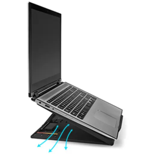 Imagen 6 de Base para Notebook Kesington EASY RISER K50422WW Smart Fit hasta 17" Color Negro