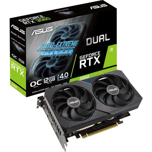 Imagen 0 de Tarjeta de Video Asus Dual GF-RTX3060-O12G-V2 12GB GDDR6 PCIe4.0 3*DP HDMI ATX
